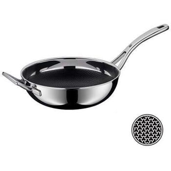 WMF 1756536411 Wok 28 cm Profi Resist, Plástico, Acero inoxidable