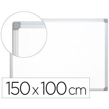 Pizarra Blanca Magnética Lacada con Marco de Aluminio Q-Connect 150x100 cm KF04151