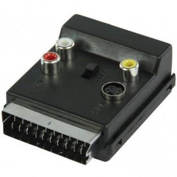 Adaptador Scart con selector de entrada/salida