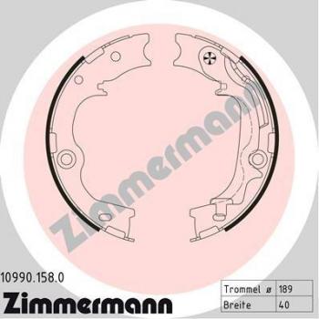 Zapatillas de freno ZIMMERMANN kit, frenos de tambor 10990.158.0