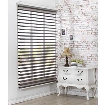 Custom corte a tamaño, [winsharp Triple Cisne] Roller Sheer pantalla de tela Horizontal ventana & tratamientos,, W x H