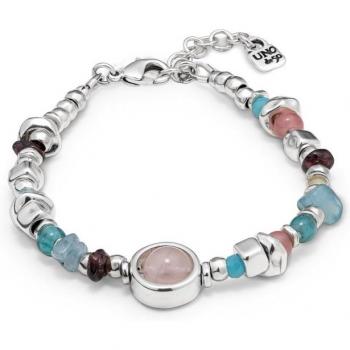 UNO de 50 My Luck Silver-Plated Multicolor Crystal Bracelet for Women