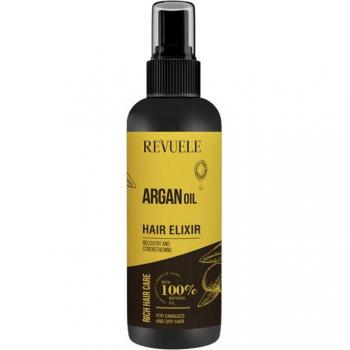 Revuele Argan Oil Hair Elixir Protective Serum for Dry and Damaged Hair 120 ml