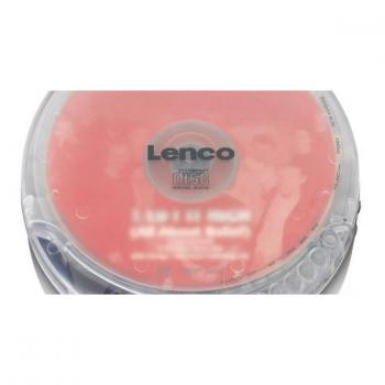 Reproductor de CD Portátil Lenco CD-012TR Transparente