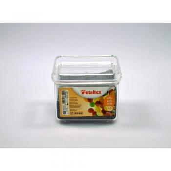 Metaltex Bote Cocina Cuadrado 'Aroma Line' 0,50 LT con Tapa ACRÍLICA, Número: 1 Unidad, 0,5 L