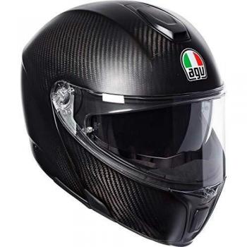 AGV Klapphelm Casco de Motocicleta, Hombre, Carbon Matt, XX-Small