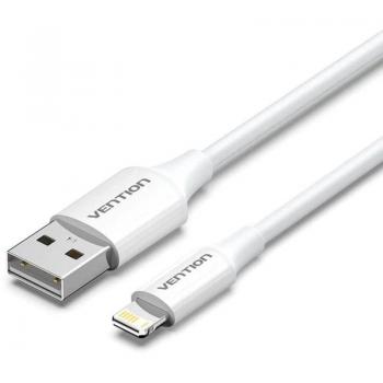 Cable USB 2.0 Macho a Lightning Macho Vention LAIWF 1m Blanco