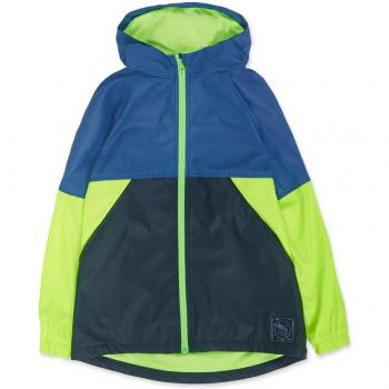 Gabardina de niño Tuc Tuc colour block con capucha Ocean Mistery