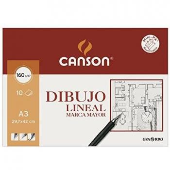 Canson Marca Mayor, Minipack A3, 10 hojas, 160 g