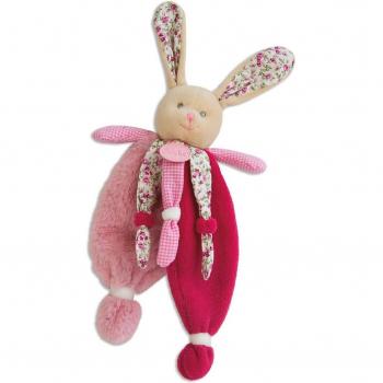 Mantita conejo POUPI rosa de Doudou Et Compagnie