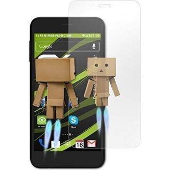atFoliX Protección de Pantalla Archos 50 Power Lámina protectora Espejo - FX-Mirror con efecto espejo