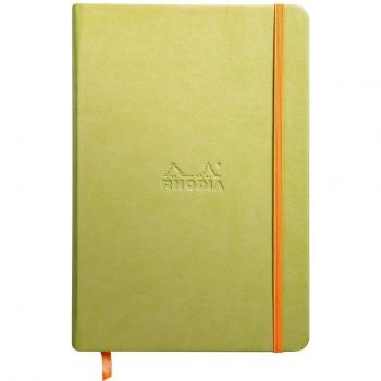 Cuaderno Rhodia 118746C - A5 - Líneas horizontales - Verde anís