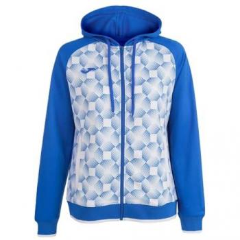 Joma Women's Supernova III Hoodie Sweatshirt - Royal White