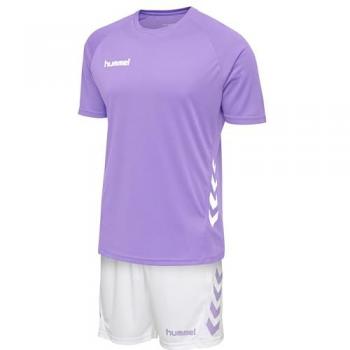 Conjunto Hummel hmlPROMO Set DÚO Track Suit Masculino Paisley Morado/Blanco 2XL