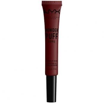 NYX PROFESSIONAL MAKEUP pintalabios mate larga duración Labial Poowder Puff Lippie Lip Cream Tono 6 Pop Quiz Color Granate