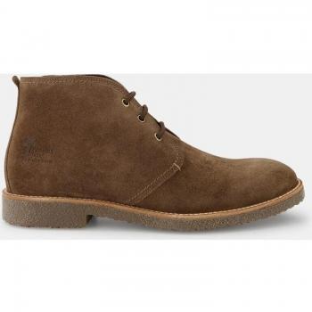 Botas Panama Jack Gael - Botines de hombre en piel velour Waterproof con logotipo lateral, cómodas y calentitas