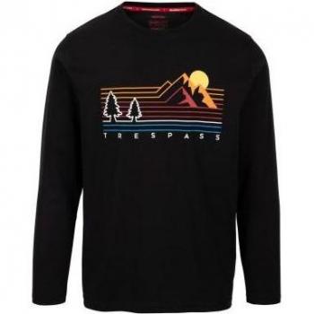Camiseta de Manga Larga para Hombre Trespass Macley - Color Negro - Talla 38/Regular