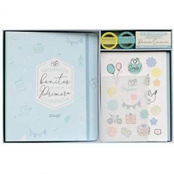 Mr. Wonderful Kit scrapbooking para álbum de comunión - Azul