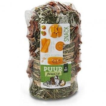 Rollo de heno con verduras de 200 g – alta calidad – Rollo de heno con zanahoria y calabaza