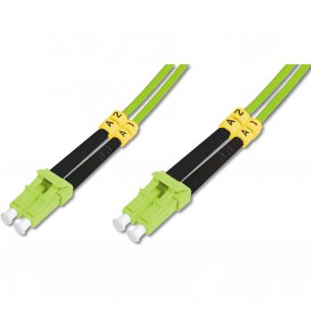 Cable de fibra óptica multimodo LC/LC 3m OM5 Duplex verde