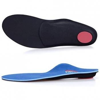 VALSOLE Plantillas Ortopédicas soportes de arco y talones la absorción de choque- para el dolor de talón, pie plano, Fascitis Plantar, dolor de rodilla y espalda