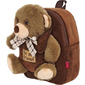 MOCHILA + PELUCHE OSO TOMMY 26CM