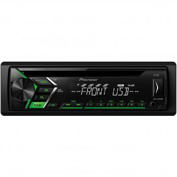 Pioneer s100ubg Auto Radio USB CD Receptor, coche radio con AUX-In frontal, reproducción de MP3 WAV WMA FLAC través MOS-FET 4 x 50 W, high Level Car Hifi Negro