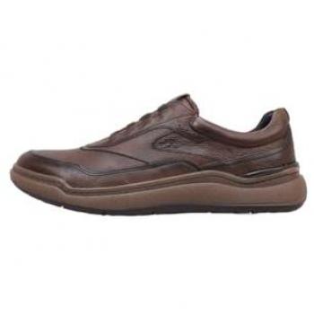 Zapatillas Fluchos F2040 para Hombre, Color Marrón, Talla 44, Cuero con Plantilla Extraíble y Suela de Goma
