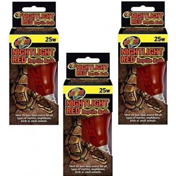 Zoo Med Nightlight Bombilla de Reptil roja 25 vatios