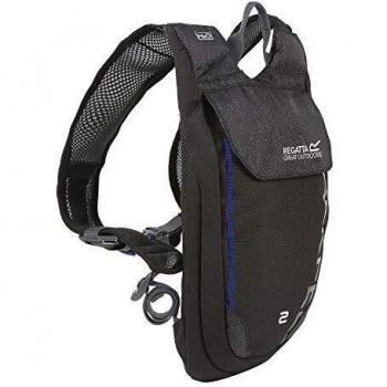 Regatta Blackfell Iii - Mochila de hidratación reflectante resistente para hombre, 2 l, Hombre, Mochila, EU183 2BY000, Negro/Surfspray, suelto