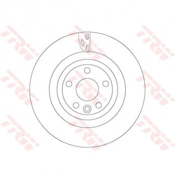 Disco de freno TRW DF6706S, ventilado, 1 pieza