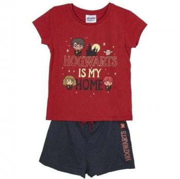 Pijama Harry Potter Rojo Niña - Talla 4 años