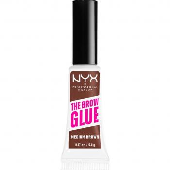 NYX Professional Makeup The Brow Glue Eyebrow Gel Shade 03 Medium Brown 5 g