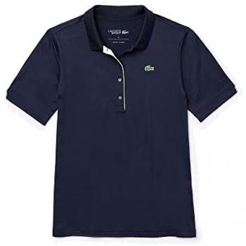 Lacoste Women's Polo Shirt - Blue, Size 40
