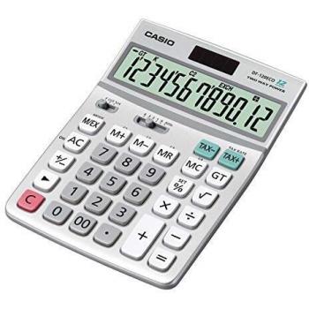 Casio DF-120ECO - Calculadora básica, plateado