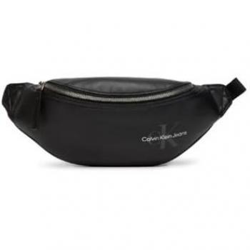 Calvin Klein Jeans Monogram Soft Black Waistbag for Men, One Size