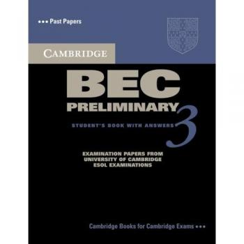 Cambridge BEC Preliminary 3 Student's Book with Answers and Key