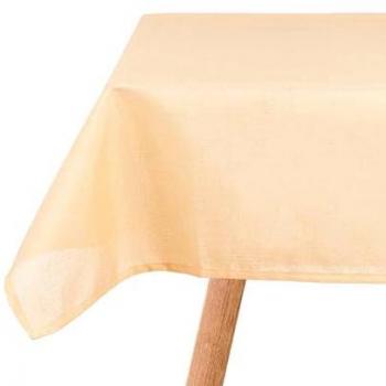 Mantel de poliéster 140x240cm beige colección Kinvara