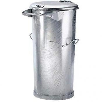 Cubos de basura sin tapa 110 l galvanizados