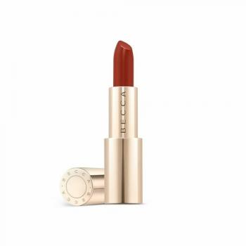 Becca Ultimate Lipstick Love - Warm Brick Red Satin Cream Lipstick 3.3g
