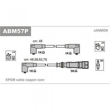 Juego de Cables de Encendido JANMOR ABM57P para Volkswagen Lupo, Polo III y Seat Arosa