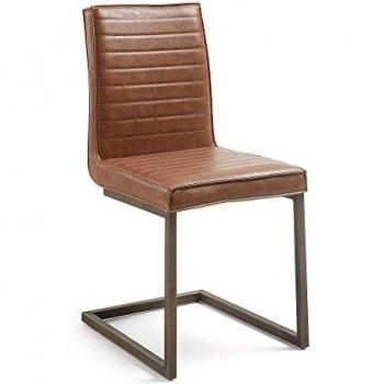 Kavehome Silla Tusk, marrón óxido