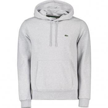 Lacoste Men's Fleece Hoodie - Silver Chine CCA - XL - Male