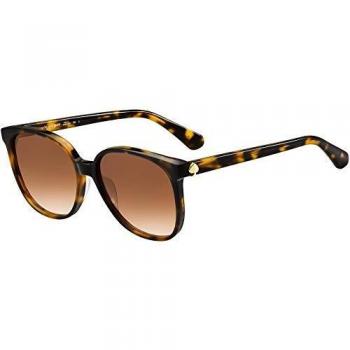 Kate Spade New York Women's Alianna 56MM Square Sunglasses - Havana/Brown Shaded - Female - Size: One-Size
