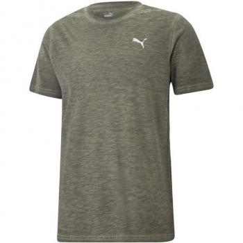 Camiseta Puma M Studio Foundation Wash Verde Hombre