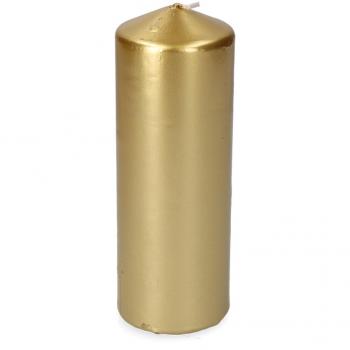 Vela Dorado Plateado Ø 7 x 20 cm 1 Unidad