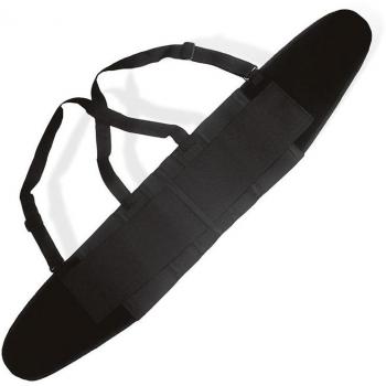 Cinturón antilumbago Faru elástico con tirantes talla XL color negro
