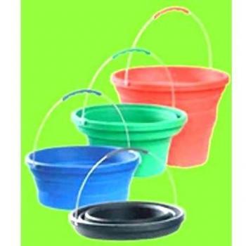 Wacky Practicals – Cubo de viaje plegable, color rojo