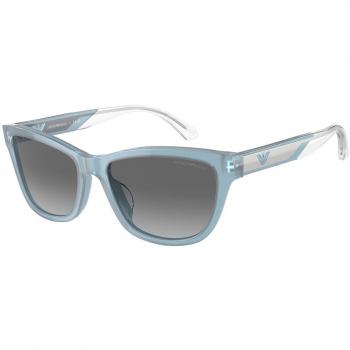 Emporio Armani EA4227U 609611 Women's Cat Eye Sunglasses Blue Size 56