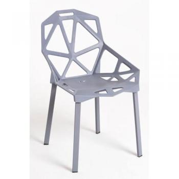 Silla Omega - Silla de Comedor Elegante y Confortable en Gris Oscuro